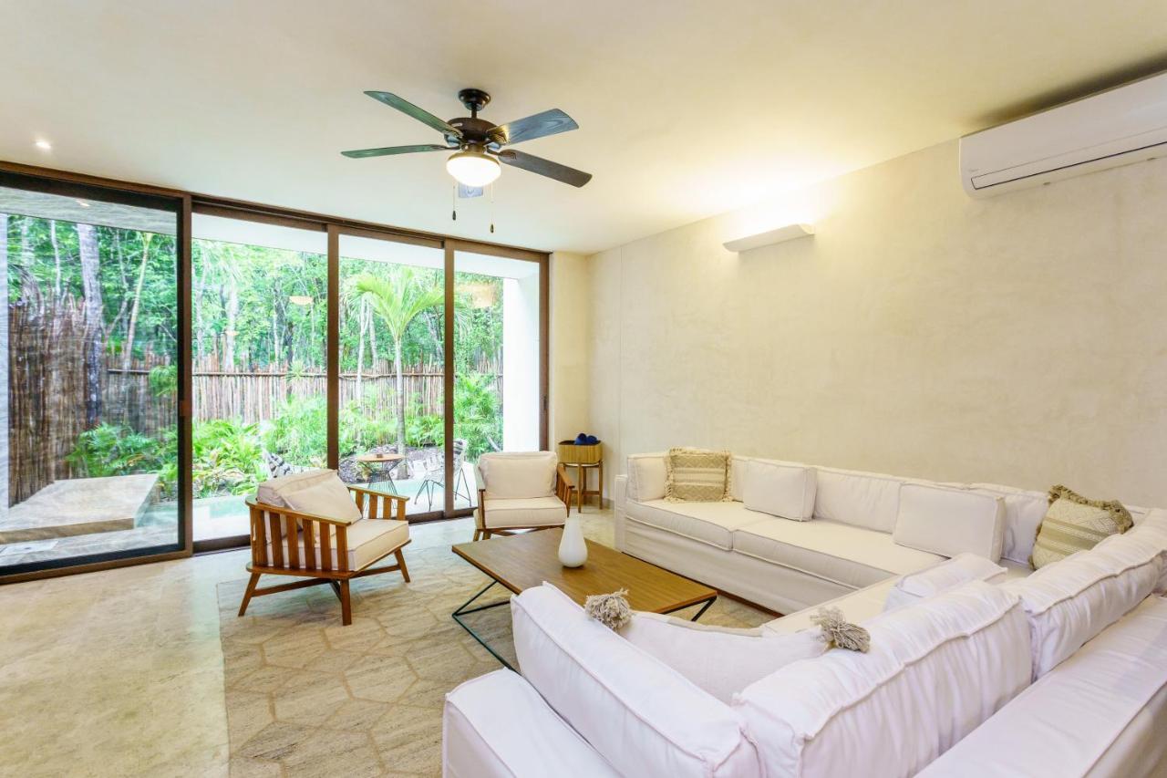 Jungle Luxury In Private Residential Area & Stunning Rooftop By Stella Rentals Tulum Exterior foto